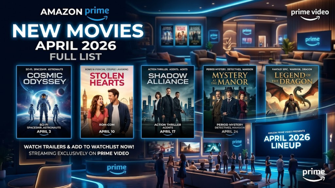 Amazon Prime New Movies April 2026