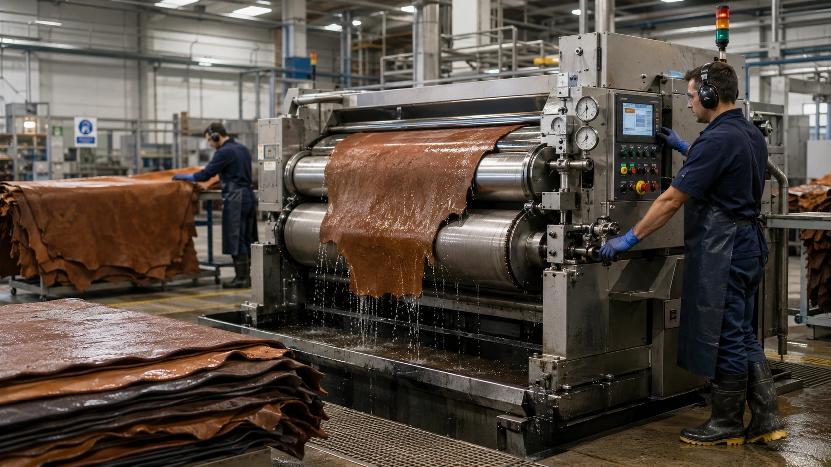 Sammying in Leather Manufacturing: Process, Machines, Quality Control, and Safety